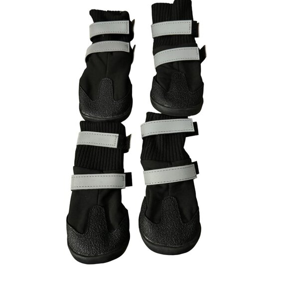 Youly All Weather Dog Boots the Adventurer Water Resistant Neoprene Medium Black - Picture 1 of 9